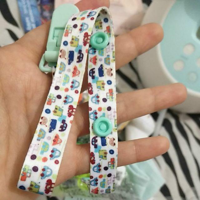 📣bayar Di Tempat📣 Klip Rantai Penyangga Pacifier Dengan Bahan Plastik Dan Gambar Kartun