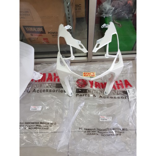 COVER DEPAN XEON / SAYAP KIRI KANAN XEON PUTIH ASLI YAMAHA
