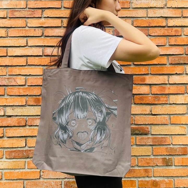 Totebag Ahegao Hent*i Lewd Karakter Kawaii Premium Kudou X Metro