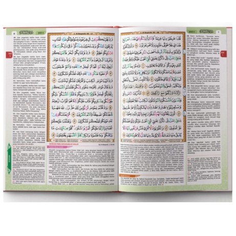 AL QURAN AL HARAMAIN A5 TERJEMAH DAN TAJWID WARNA