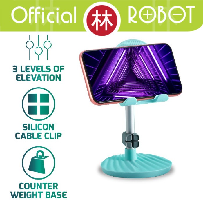 Robot RT-US08 Shell Shape Three-Section Stretch Universal Phone Holder