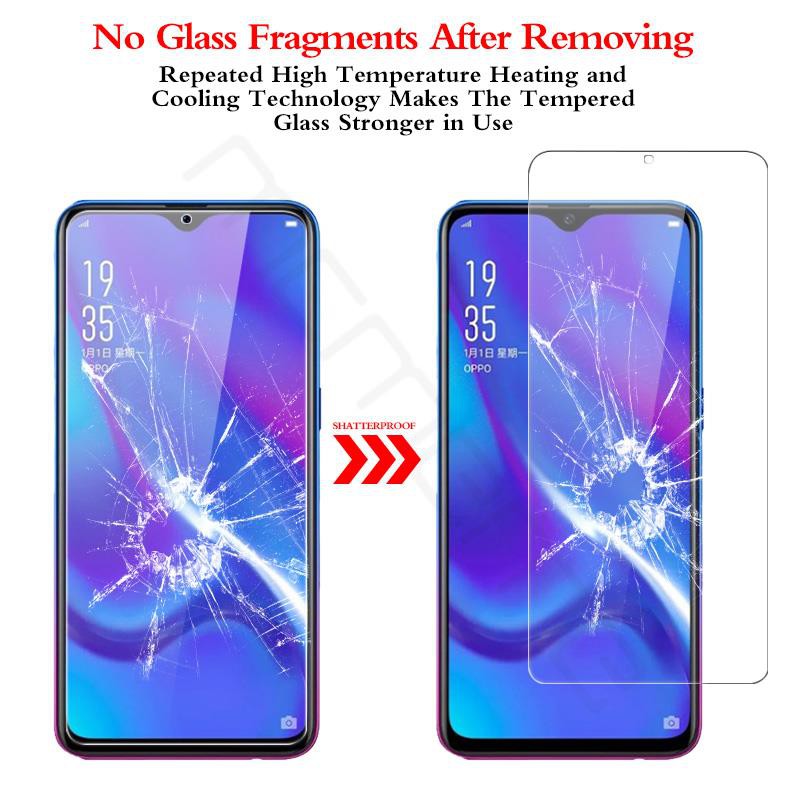 Tempered Glass Pelindung Layar Oppo Realme C2 2 3 F11 5 Pro X Lite A1K K3 K5 Reno 10x A3 A5 A3S A7X A83 A37 A7 A5S