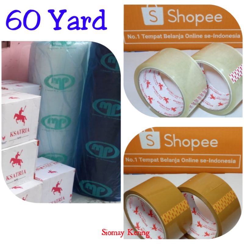 

Lakban Bening / Coklat 2 Inch - 60 Yard