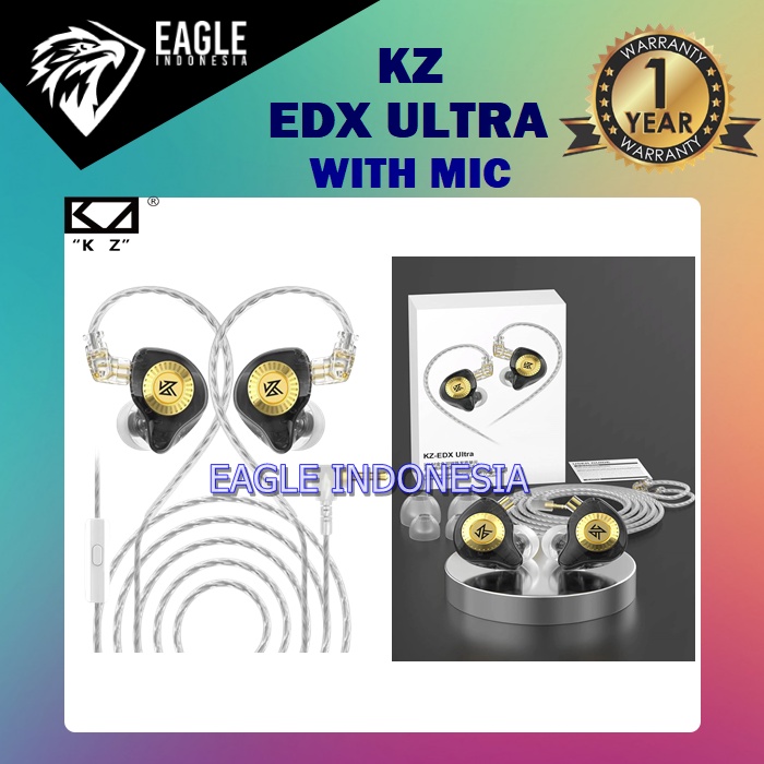 KZ EDX Ultra Basshead Earphone with MIC