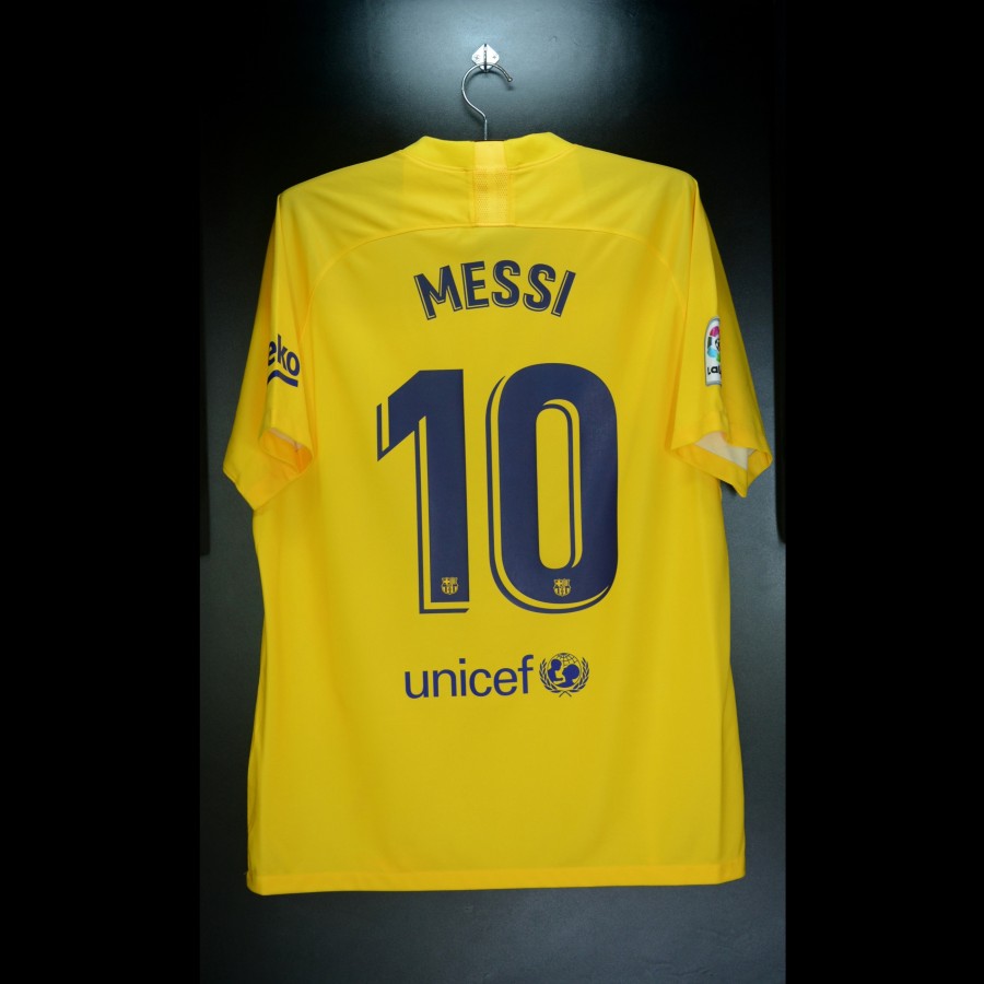 Barcelona 2019-20 4th. XL. USED. Original Jersey. CT2527 727 Messi #LM10