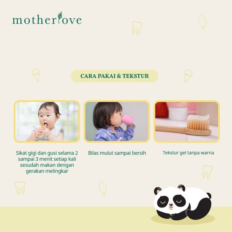 Motherlove Babies &amp; Toddlers Toothpaste Pasta Gigi Bayi - 50 gr