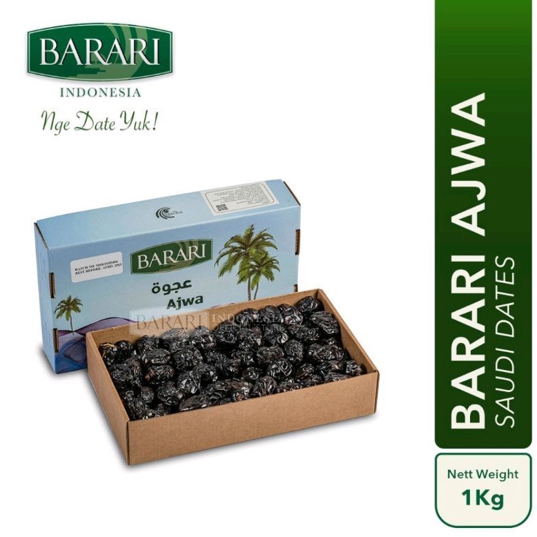 

[COD] KURMA AJWA BARARI 1000GR / KURMA NABI MADINAH PREMIUM / Kurma Ajwa Pekanbaru 1000gr