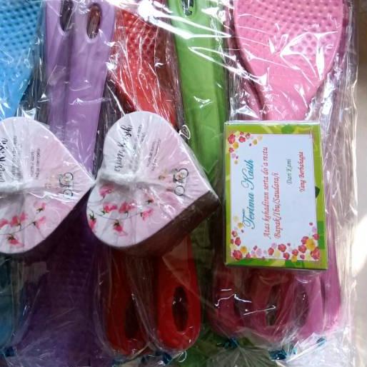 ™ ISI 100 PCS SOUVENIR CENTONG NASI + KARTU UCAPAN ✮