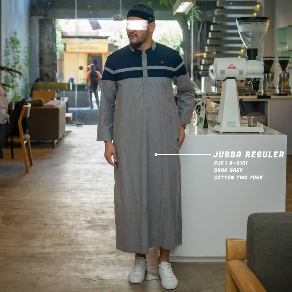 Jubba Reg Dark grey Samase