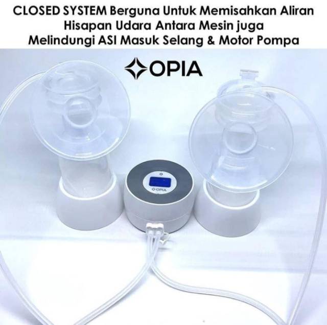 Opia Pearl Pompa Asi Breastpump Dual Pump Rechargeable Electric Perlengkapan Baby New Born By Mallpompaasi