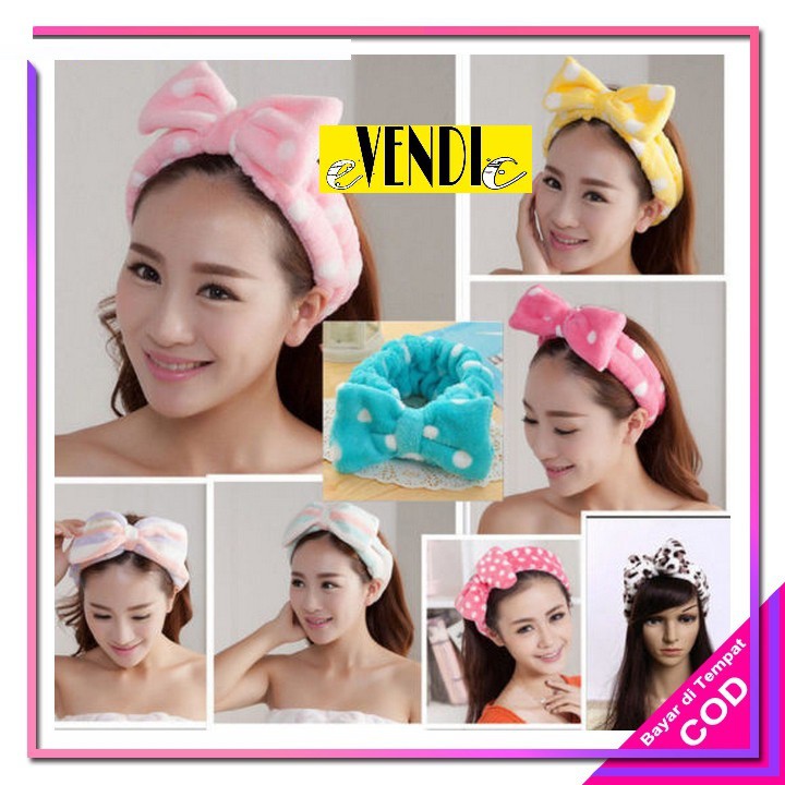 Bandana Pita Bludru Korea / Bando Pita