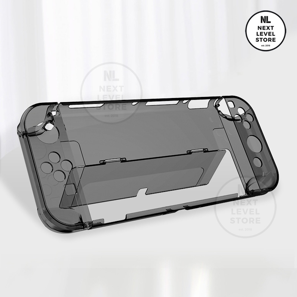 Full Hard Crystal Case Nintendo Switch OLED Clear Original - Akitomo - 4 Pilihan Warna - Pilih di VARIASI