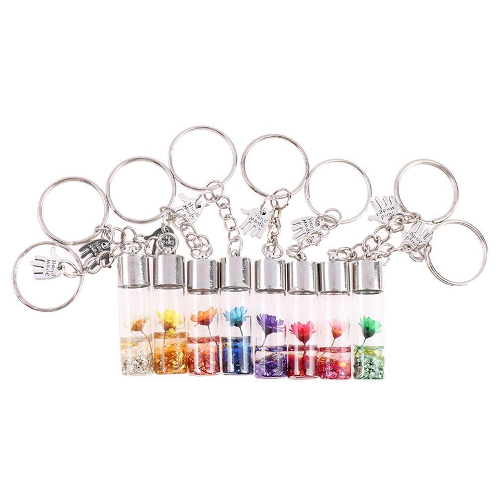 Mxbeauty Gantungan Kunci Bunga Abadi Aksesoris Pernak Pernik Gantungan Kunci Mobil Trinket Hadiah Keychain Liontin Hadiah Pasangan Tanaman Gantungan Kunci