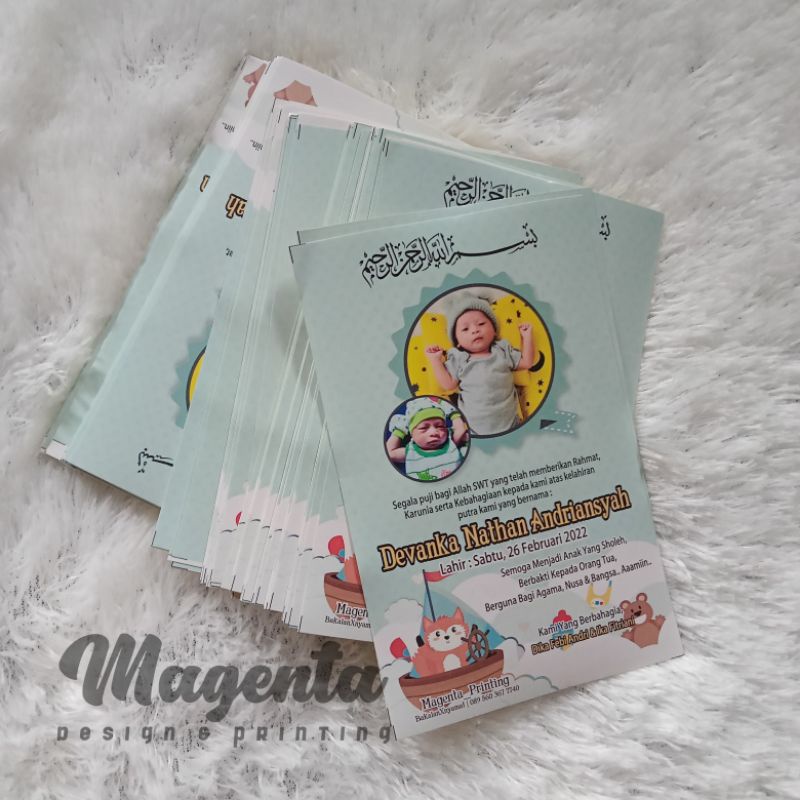 

Stiker Aqiqah Custom free desain