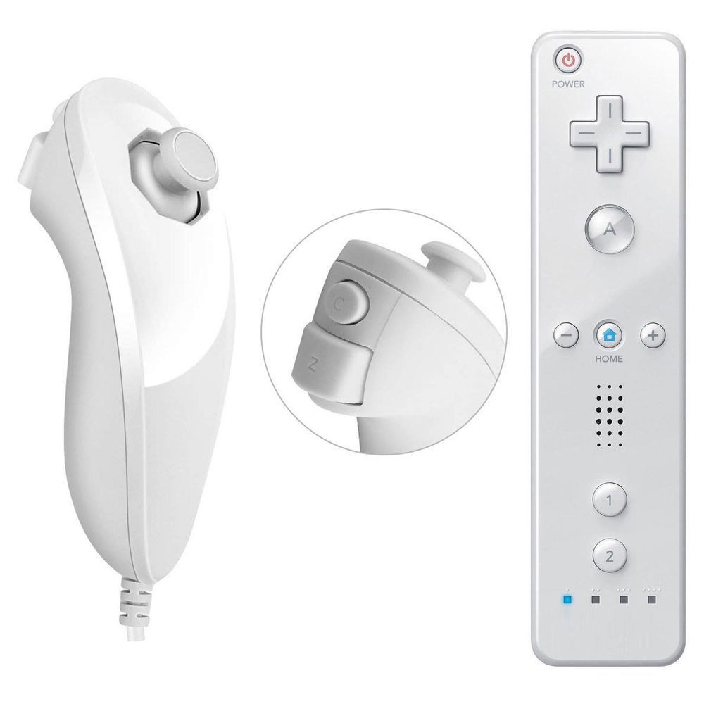 Remote Wiimote Nunchuck Controller Nintendo Wii