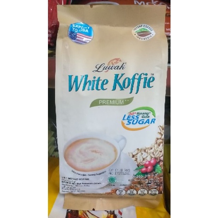 

luwak white coffie, kopi luwak 3 rasa & less sugar 9x20gr