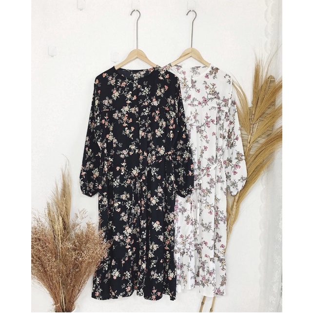 (SALE Habisin Stok) JIHYE Floral MIDI DRESS