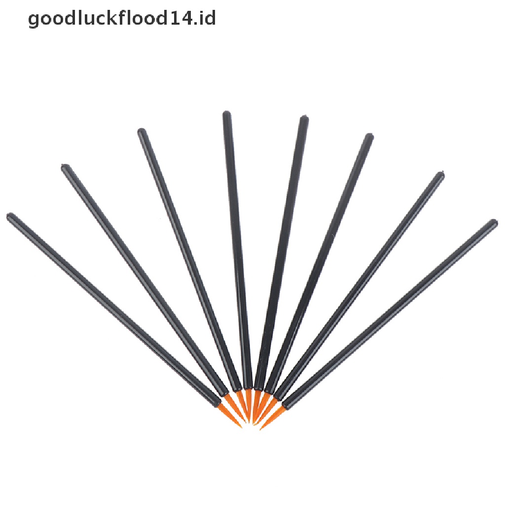 [OOID] 50Pcs Disposable Eyeliner Brushes Individual Applicator Fibre Swab Liner Brush ID