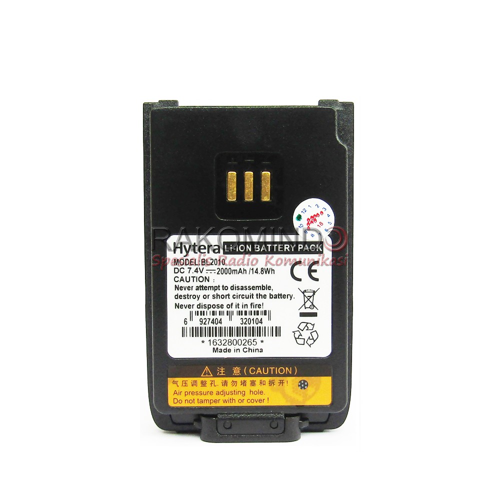 Baterai Hytera BL2010 2000 mAh Original Batre HT Digital Hytera PD408