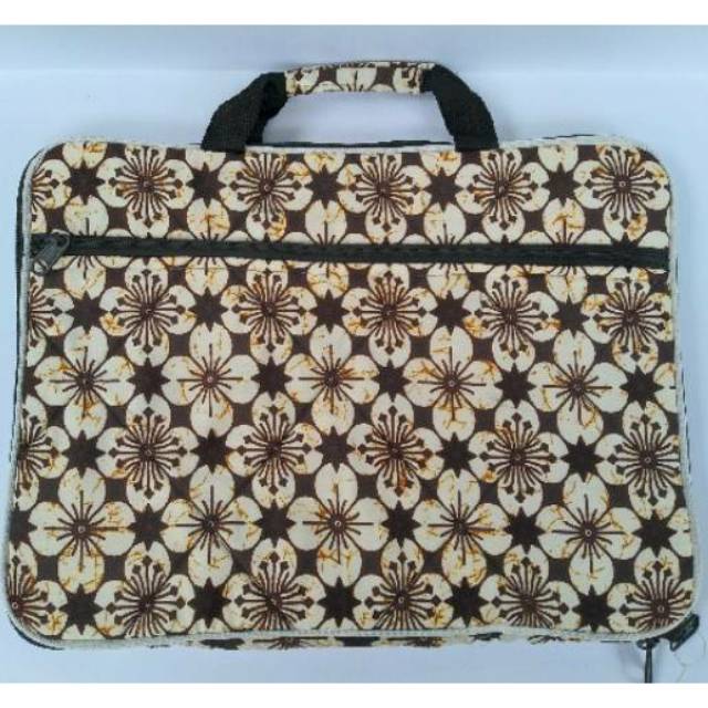 (BISA COD) Tas Laptop Batik Variasi 14 inchi 36x 28 cm- Souvenir Jogja