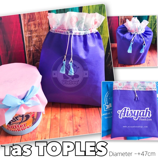 POUCH TOPLES I TEMPAT TOPLES, DUST BAG, TAS SERUT I POUCH 25x30