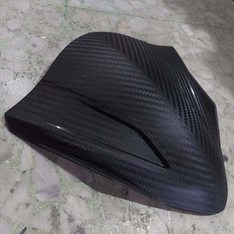 VISOR BEAT FI ESP 2014-2019 HITAM CARBON