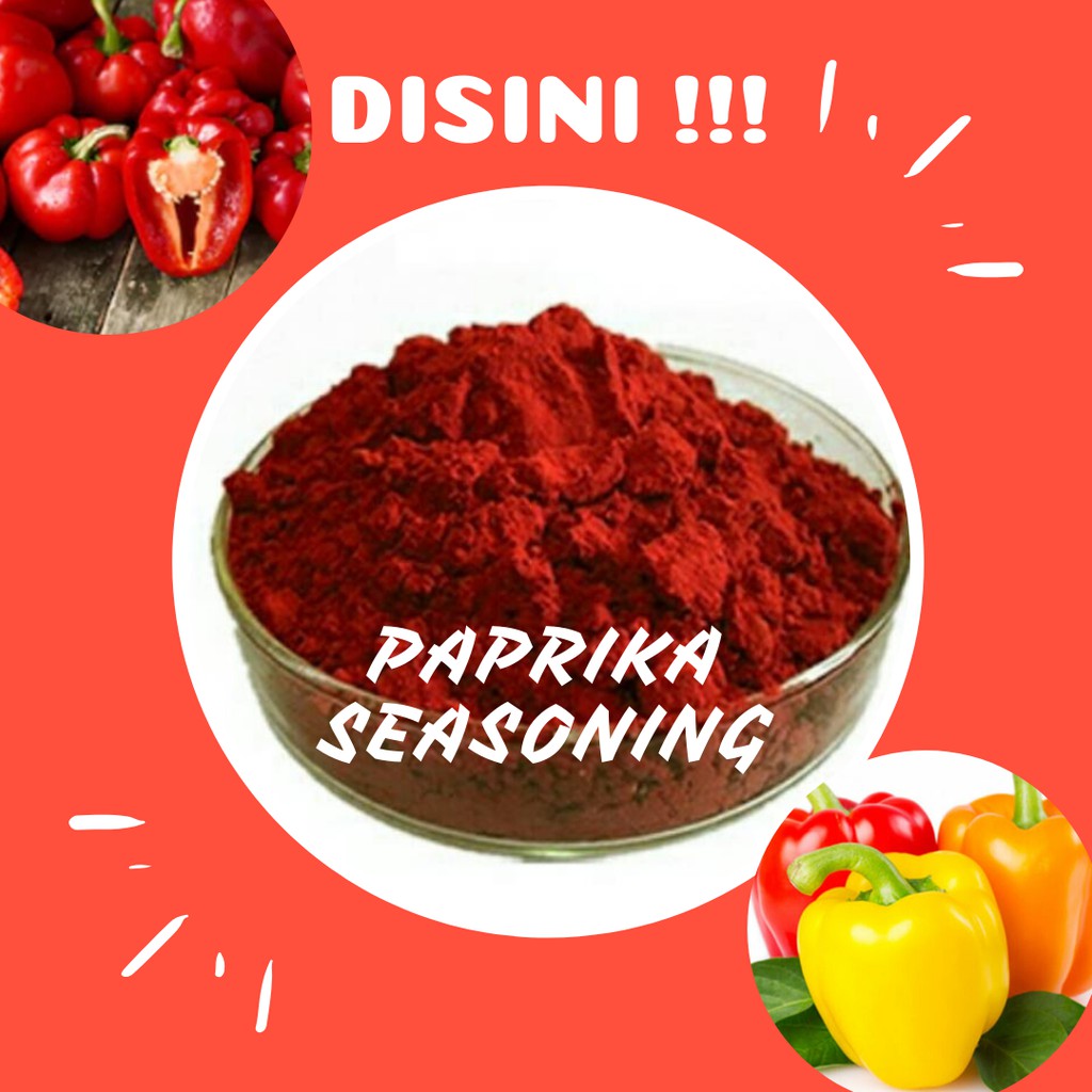 

Bumbu Tabur Premium Rasa Paprika Seasoning 1 Kg Aneka Tumis Paprika Telur Bergizi Halal Lezat