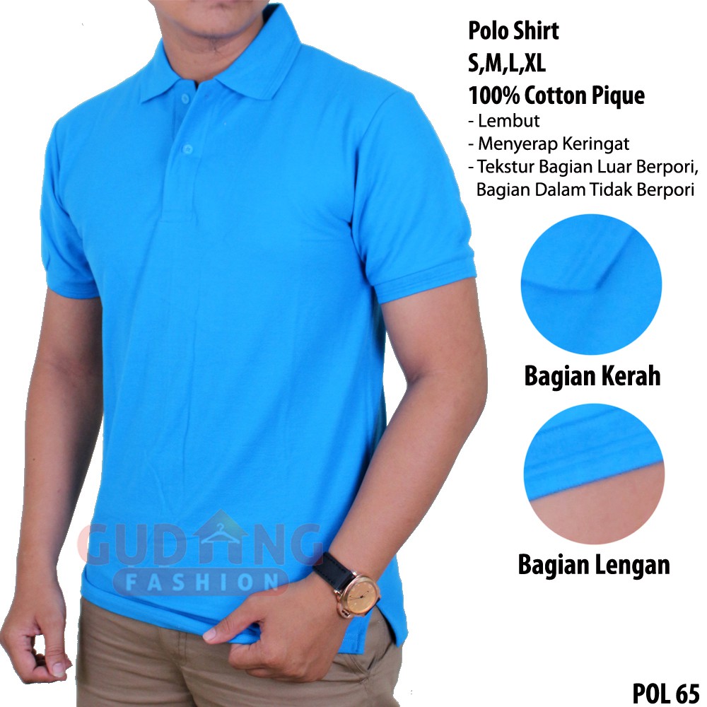 Kaos Berkerah Polo Cowok Style Basic - POL 65