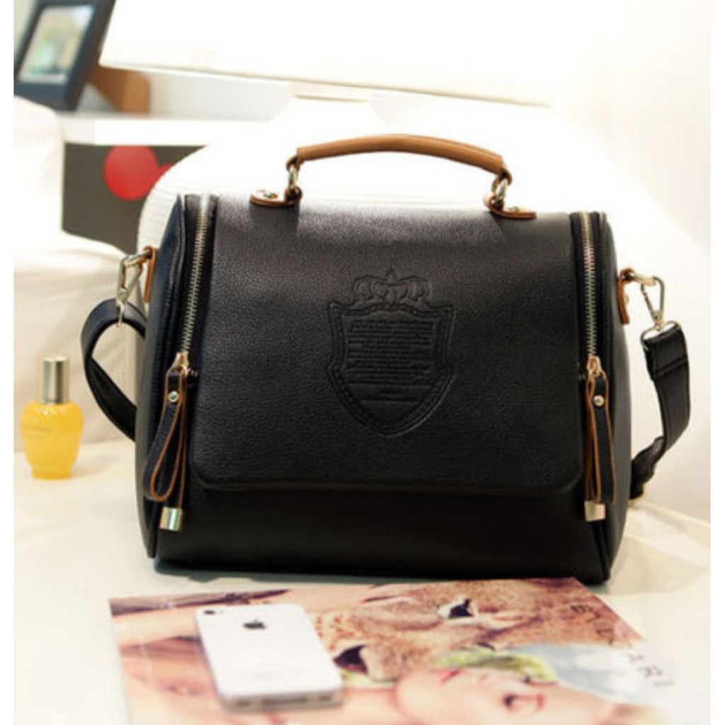 652 Hand Bag Tas Tenteng Tas Pesta Black Navy Red