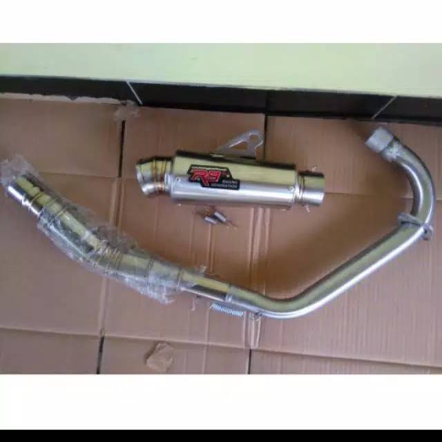 KNALPOT RACING R9 ALL TIGER MEGAPRO CBR  VIXION VERZA GL BISON DLL