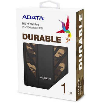 ADATA HD710M 1 TB Pro Military Hard Disk Eksternal USB 3.1 1TB Antishock Waterproof HD710 M