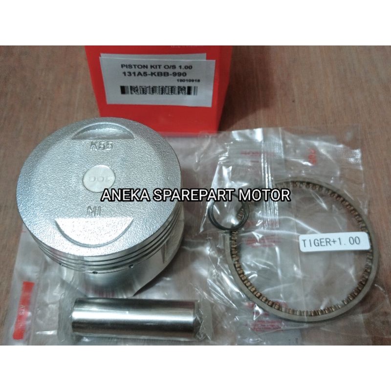 PISTON KIT RING SEHER HONDA TIGER STANDAR OS 25 OS 50 OS 75 OS 100 SEHER TIGER KBB