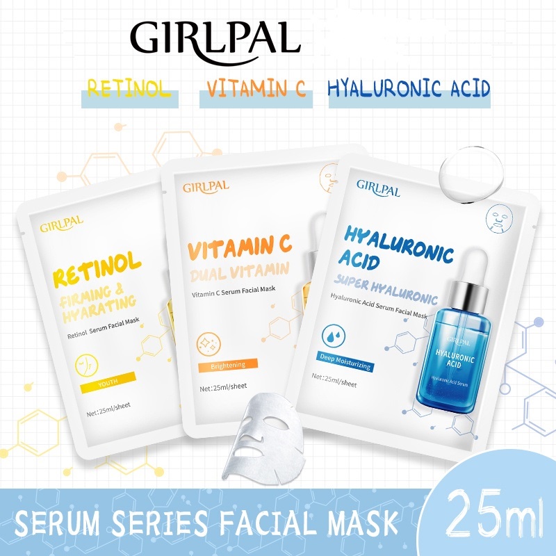 GIRLPAL Nature Sheet Mask  / Serum Sheet Mask 1 pcs