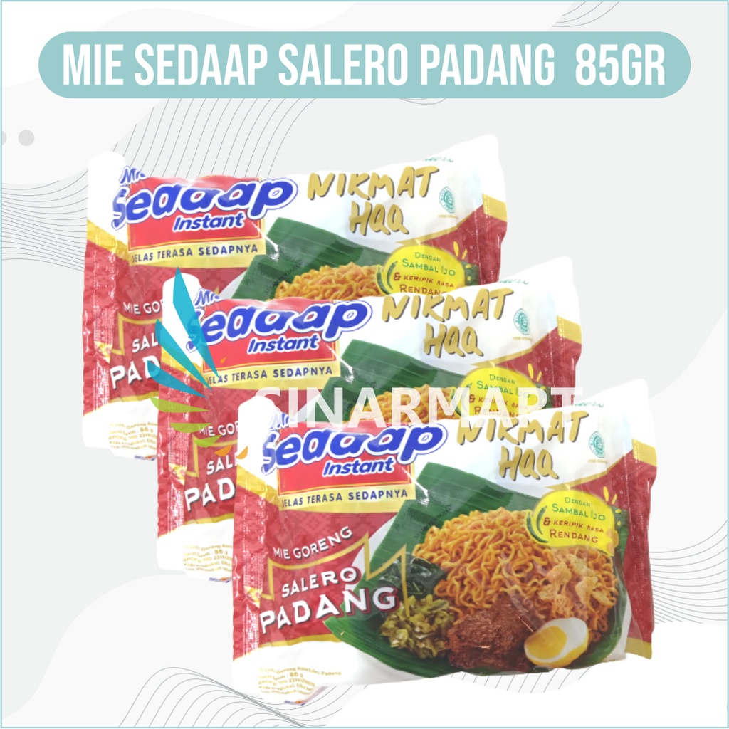 

MIE SEDAAP GORENG SALERO PADANG 85 GRAM