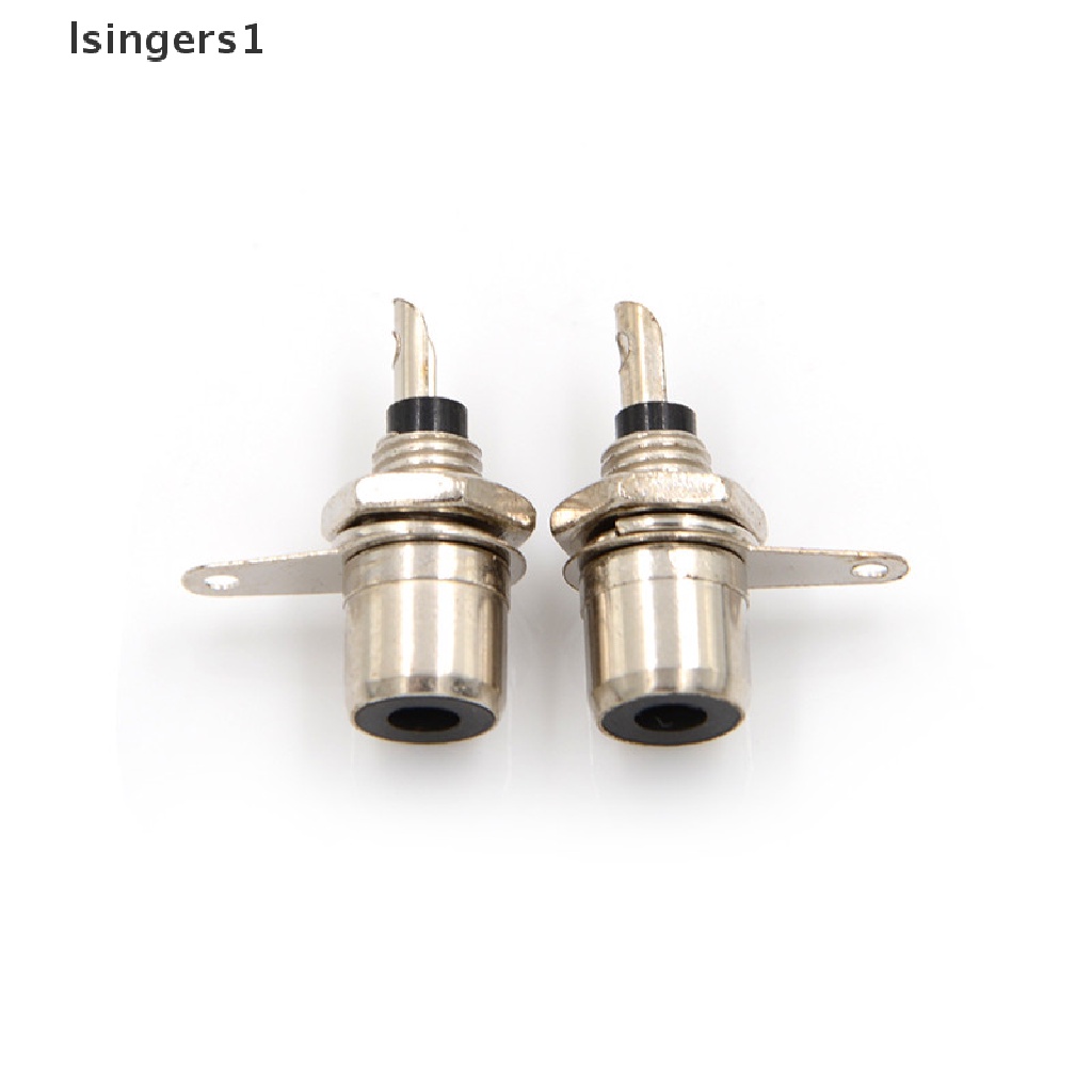 (lsingers1) 4pcs Konektor Soket RCA Female Bahan Metal