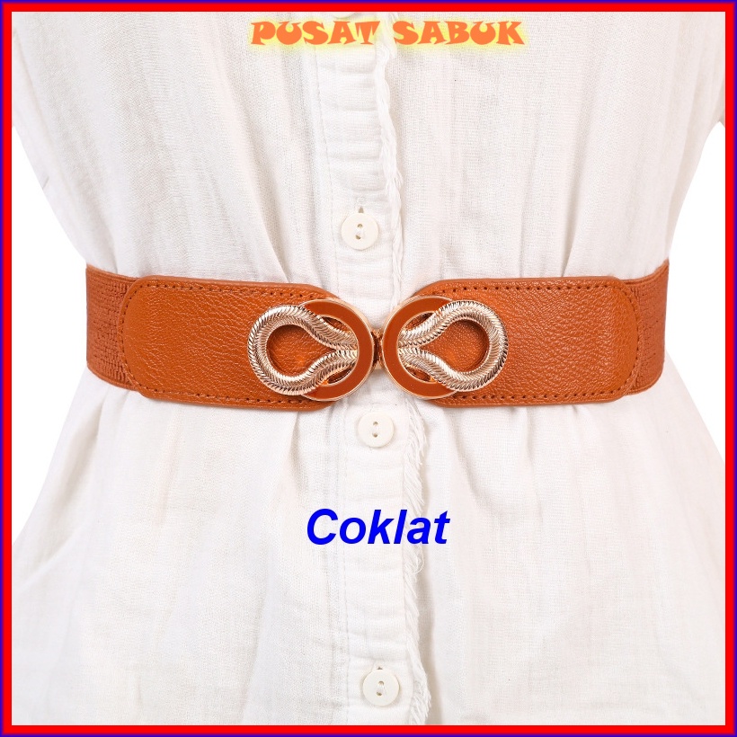 Ikat Pinggang Sabuk Wanita Fashion Gesper Cewek Women Belt Aksesoris Korea Kecil Warna Murah Import Grosir Kekinian baru Cantik Pesta Asesori Tali Gasper Obi Oby Hitam Dewasa Coklat Blet Pingang Pernikahan kulit Besar Ramping Fit Slim Terbaru Merah Cm