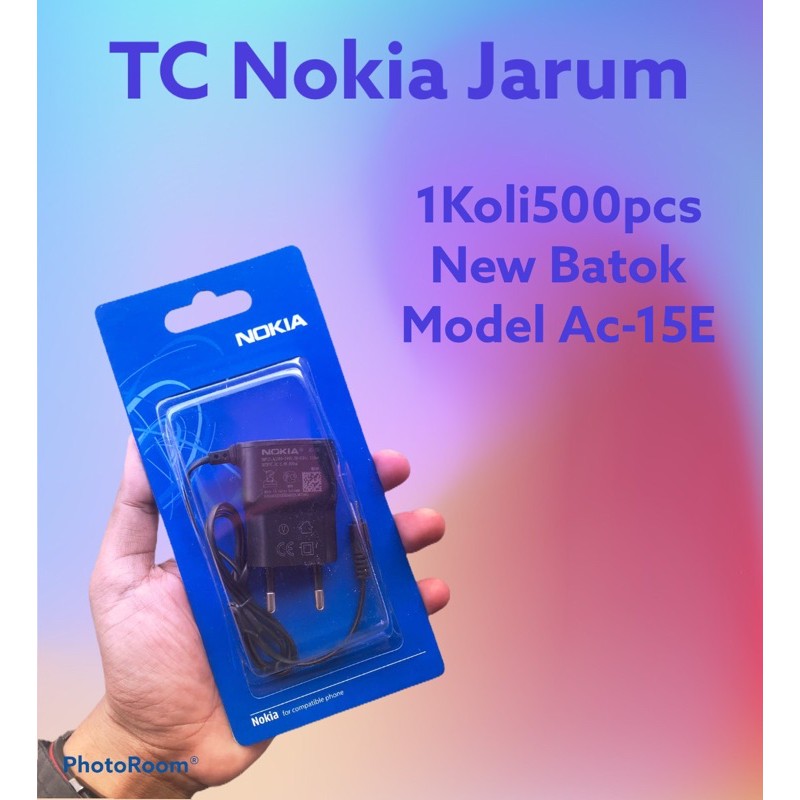 Tc Travel Charger Nokia N95 Jarum KECIL Original 99 % Packing Pres