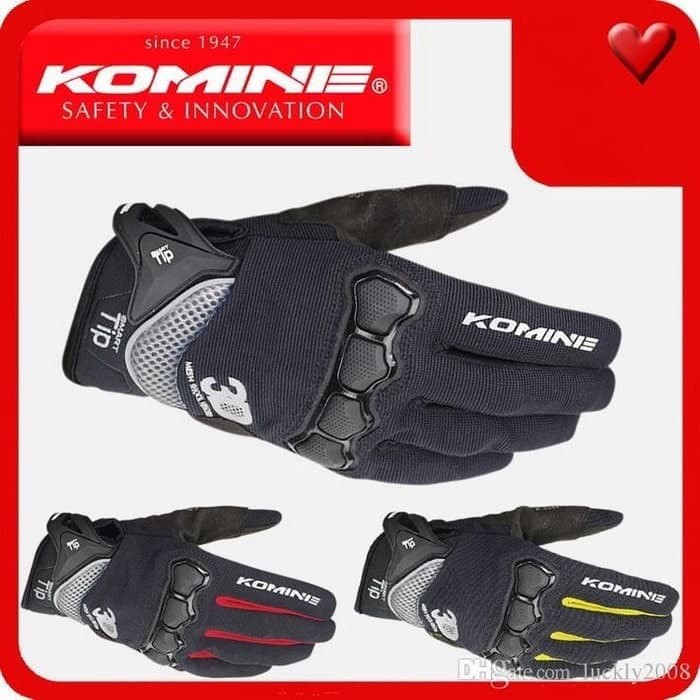 Sarung Tangan Komine Gloves Komine GK 162 Full Finger Touch Screen