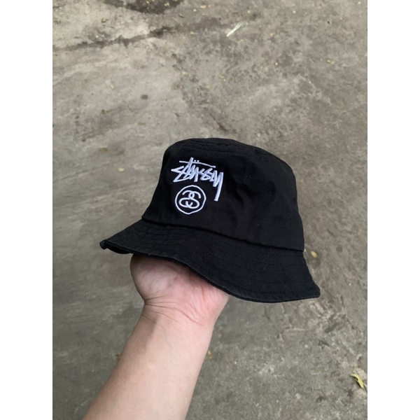 BUCKET HAT STUSSY BLACK SECOND ORIGINAL