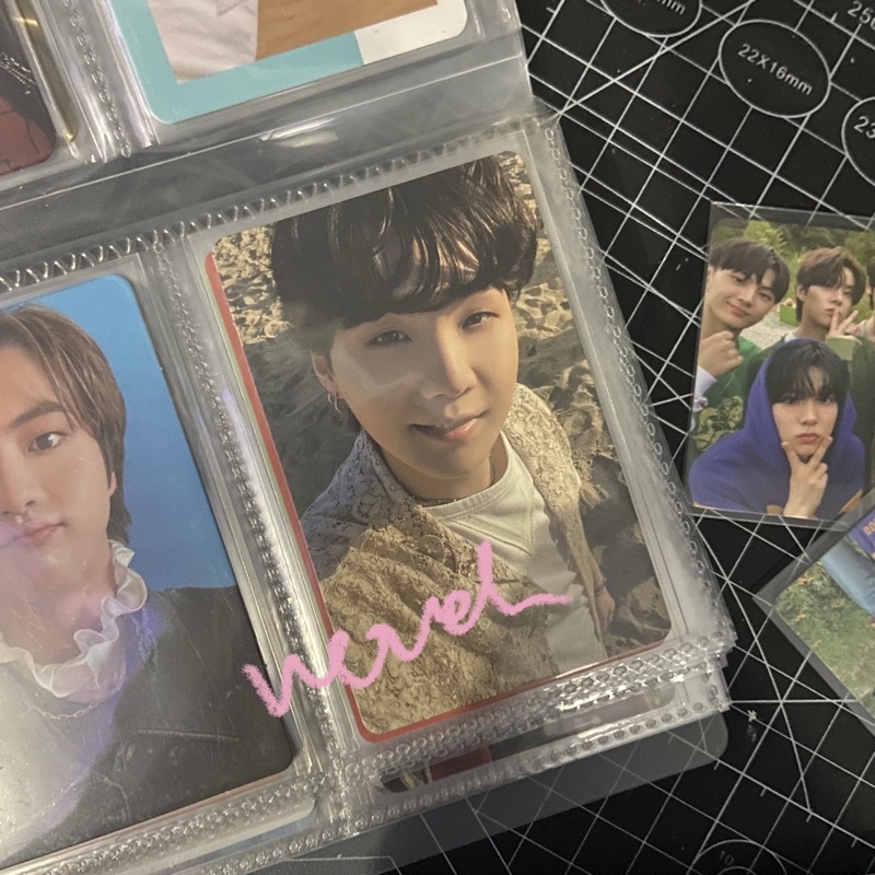 pc photocard official yoongi suga butter peaches ver