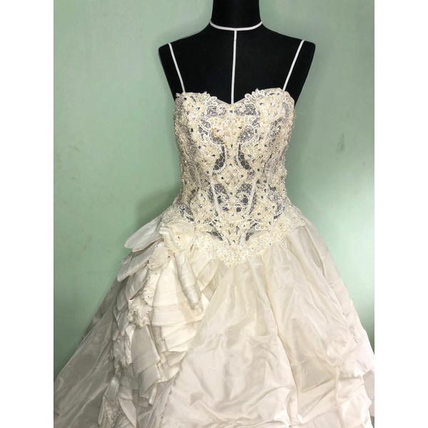 gaun pesta gaun wedding second