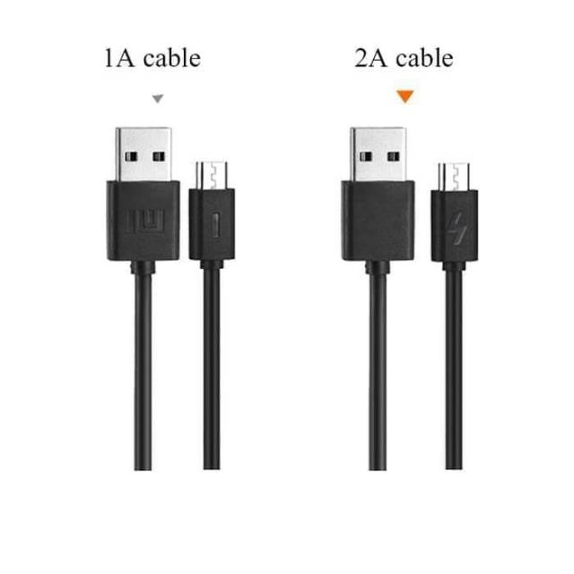 Kabel Data Charger Xiaomi Fast Charging Ori Cabutan 2A Micro USB Logo Petir