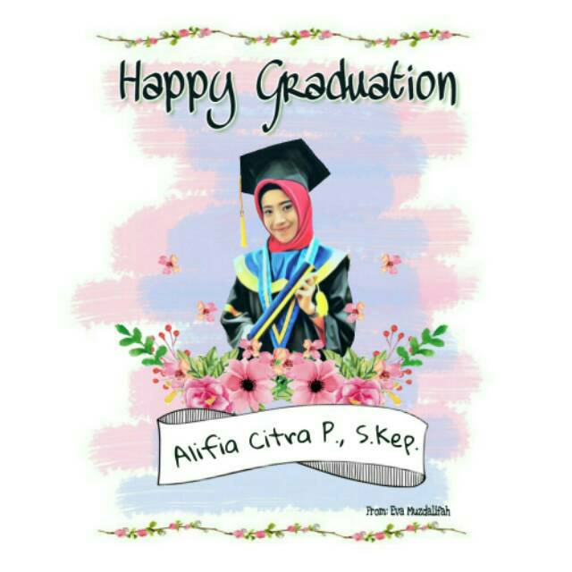 Template Kartu Ucapan Graduation