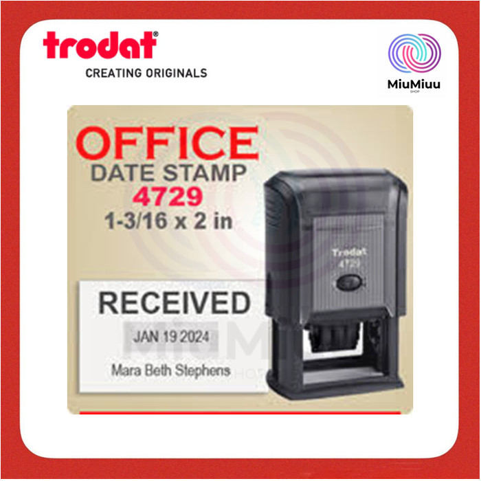 

STEMPEL TULISAN TANGGAL TRODAT 4729 50X30 MM