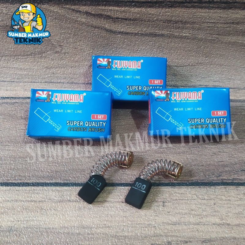 Carbon Brush CB Kul Spul Arang Fujiyama 100 CB100 CB-100