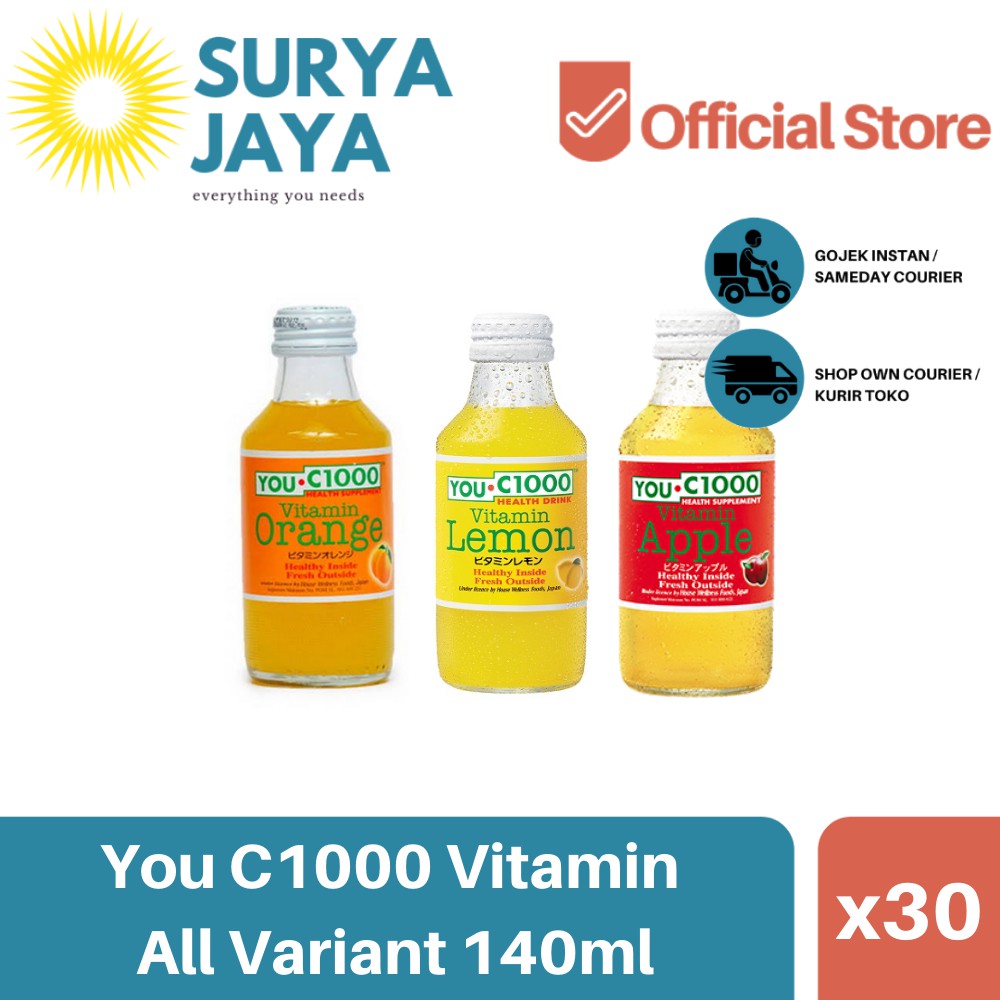 Distributor You C1000 Vitamin 140ml Isi 30pcs Agen You C 1000 Shopee Indonesia