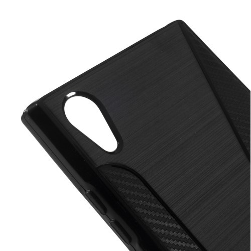 TPU S-Type Carbon Soft Case Sony Xperia XA1 Plus - XA1 Plus Dual