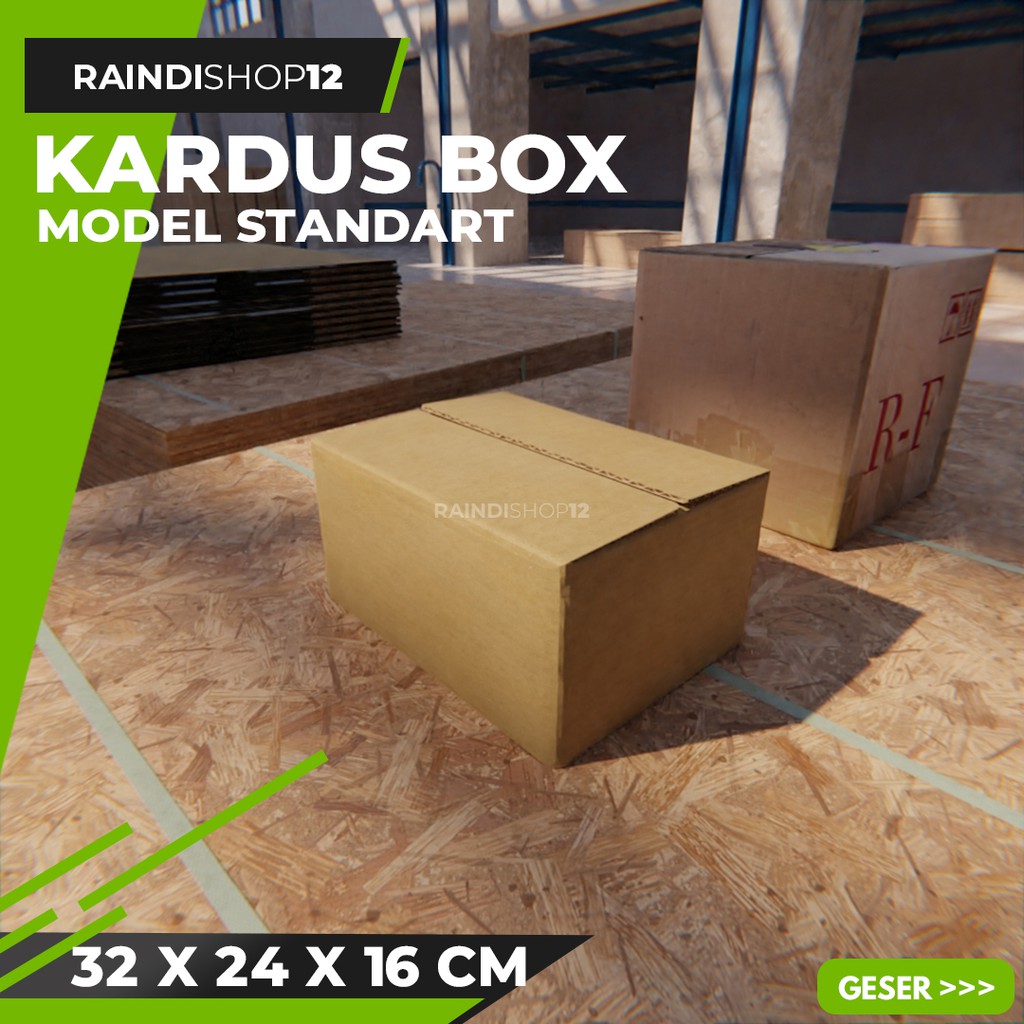 

(MIN 30 PCS) BOX 32 X 24 X 16 CM KARDUS KOTAK KEMASAN PACKAGING KADO POLOS