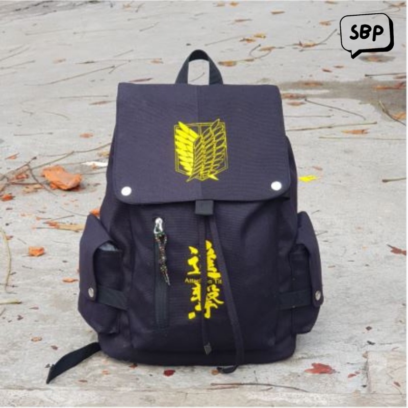 [COD] Anime Attack On Titan Tas AoT Ransel Bagpack Tas Sekolah Pria Stylish Korea Tas Wanita SBP