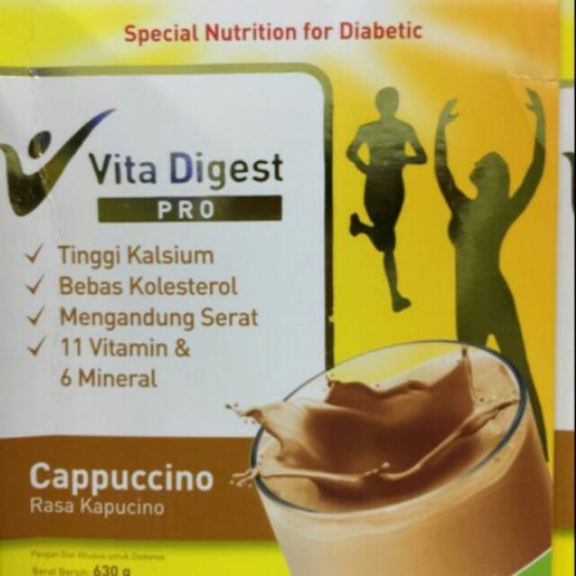 

Diabetasol Cappucino 630gram rasa vanilla dan coklat